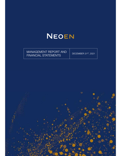 Thumbnail Neoen Financial Statement 2021