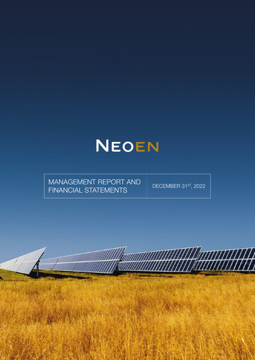 Thumbnail Neoen Financial Statement 2022