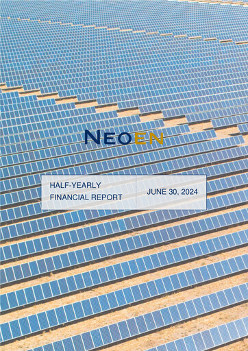 Miniature Neoen Rapport semestriel 2024