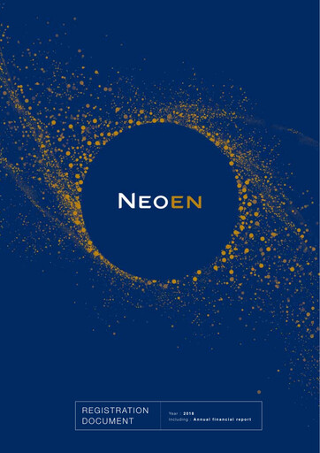 Thumbnail Neoen Universal Registration Document 2018