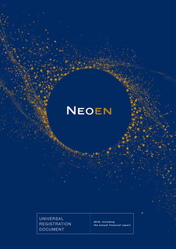 Thumbnail Neoen Universal Registration Document 2019