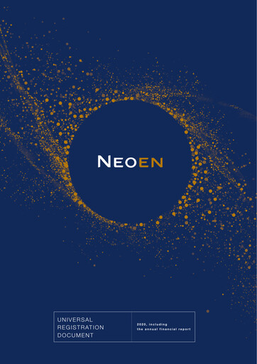Thumbnail Neoen Universal Registration Document 2020