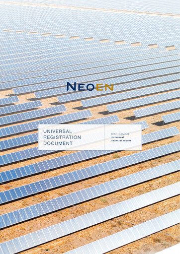 Thumbnail Neoen Universal Registration Document 2023