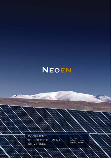 Thumbnail Neoen Universal Registration Document 2021