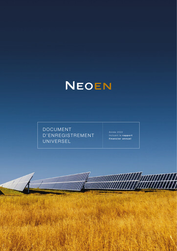 Thumbnail Neoen Universal Registration Document 2022