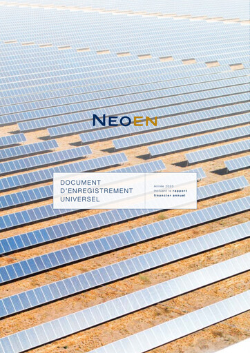 Thumbnail Neoen Universal Registration Document 2023