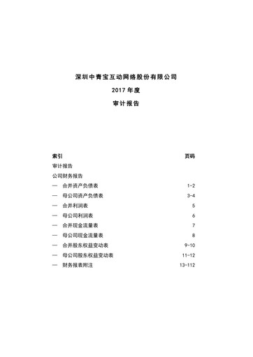 Miniature Shenzhen Zqgame Bilan financier 2017