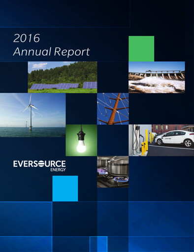 Thumbnail Eversource Energy Annual Report 2016