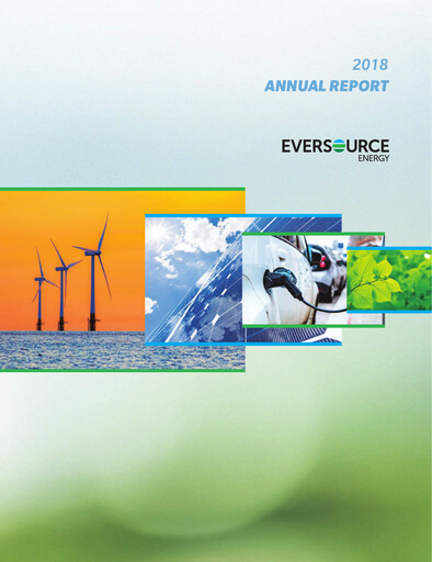 Thumbnail Eversource Energy Annual Report 2018
