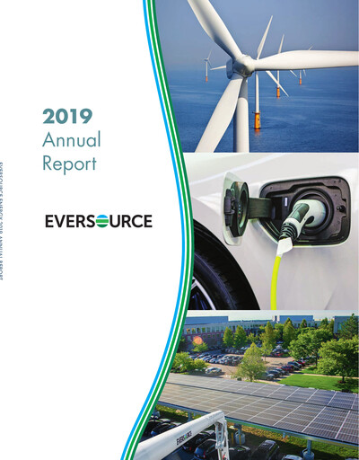 Thumbnail Eversource Energy Annual Report 2019