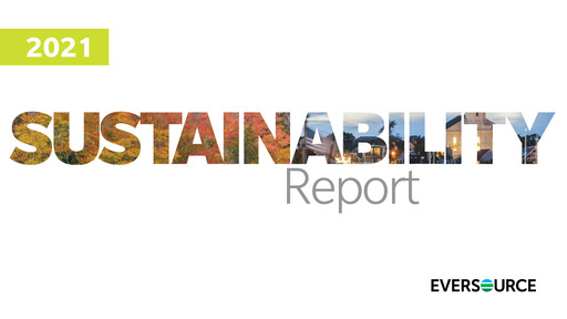 Thumbnail Eversource Energy Sustainability Report 2021