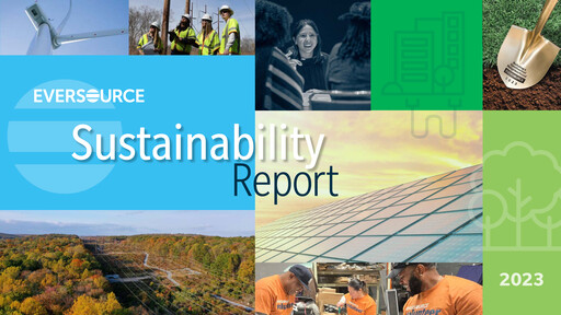 Thumbnail Eversource Energy Sustainability Report 2023
