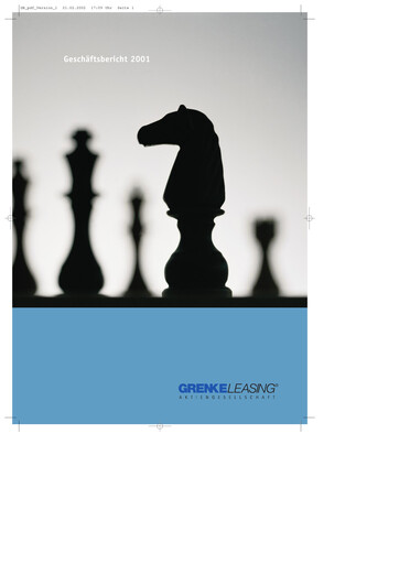 Miniature Grenke Rapport annuel 2001