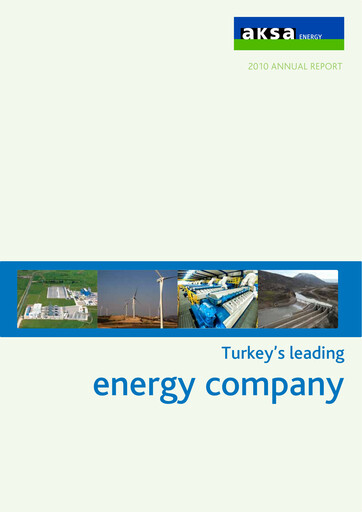 Thumbnail Aksa Energy Annual Report 2010