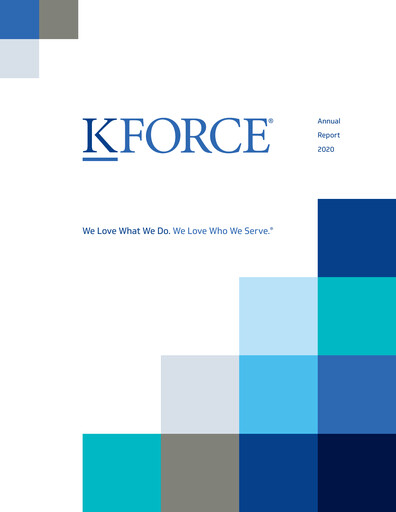 Thumbnail Kforce Annual Report 2020