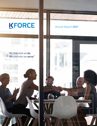 Thumbnail Kforce Annual Report 2021