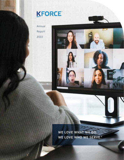 Thumbnail Kforce Annual Report 2022