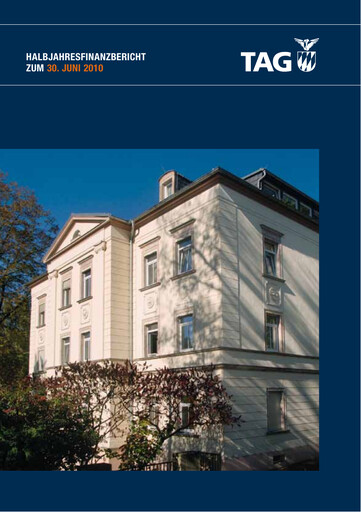 Thumbnail TAG Immobilien
 Half-year Report 2010-h1
