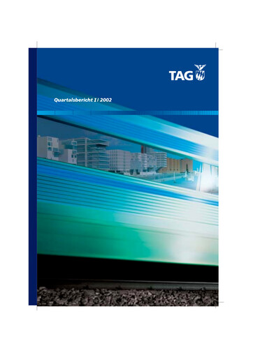 Thumbnail TAG Immobilien
 Quarterly Report 2002-q1
