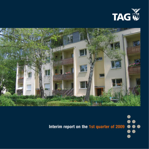 Thumbnail TAG Immobilien
 Quarterly Report 2009-q1