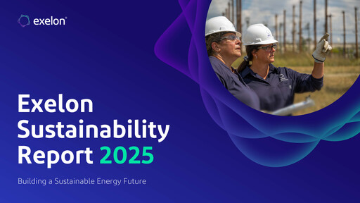 Miniature Exelon Corporation Rapport de durabilité 2025