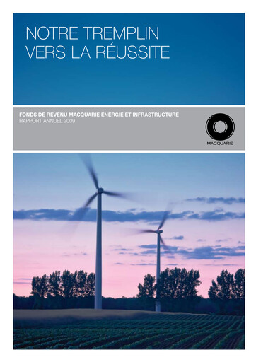 Thumbnail Capstone Infrastructure Annual Report 2009