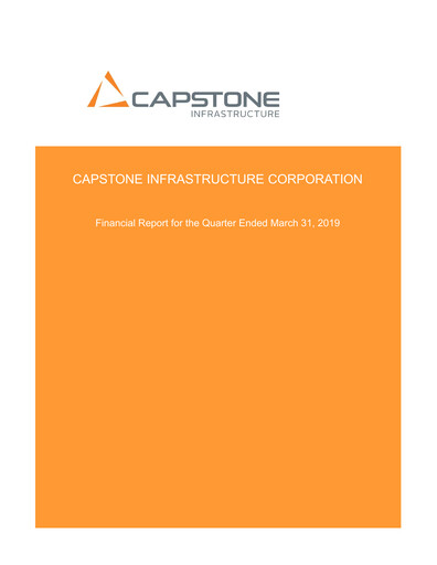 Thumbnail Capstone Infrastructure Quarterly Report 2019-q1