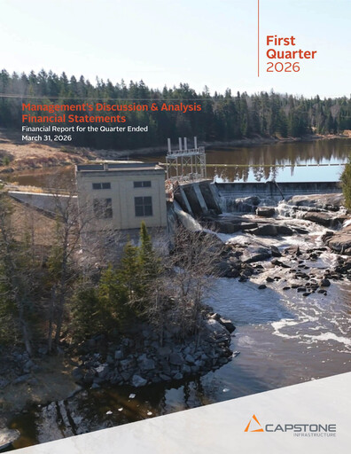Thumbnail Capstone Infrastructure Quarterly Report 2026-q1