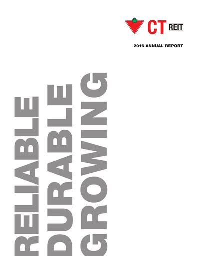 Thumbnail CT REIT Annual Report 2016