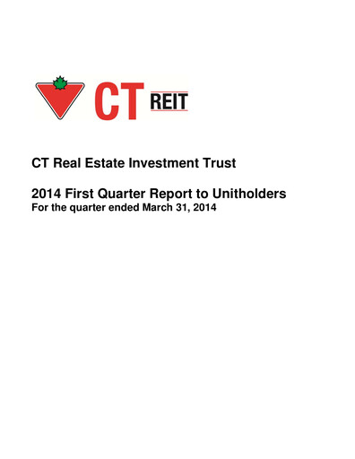 Thumbnail CT REIT Quarterly Report 2014-q1