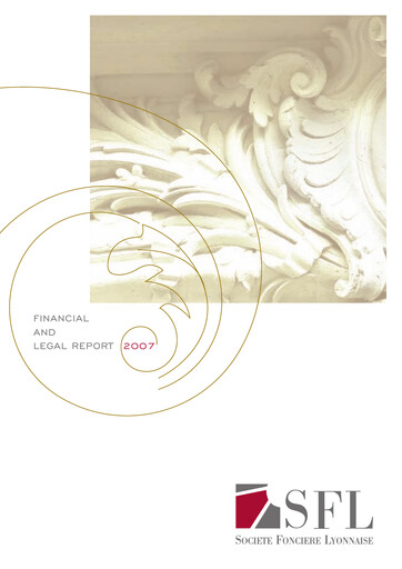 Thumbnail Société Foncière Lyonnaise Financial Report 2007