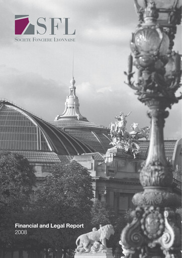 Thumbnail Société Foncière Lyonnaise Financial Report 2008