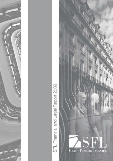 Thumbnail Société Foncière Lyonnaise Financial Report 2009