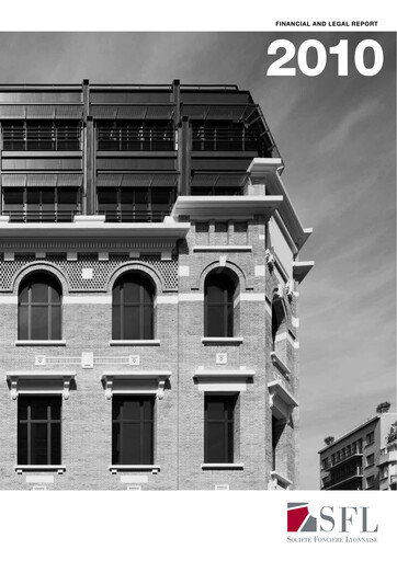 Thumbnail Société Foncière Lyonnaise Financial Report 2010