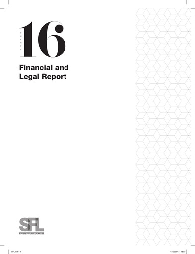 Thumbnail Société Foncière Lyonnaise Financial Report 2016