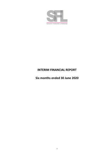 Miniature Société Foncière Lyonnaise Rapport semestriel 2020-h1