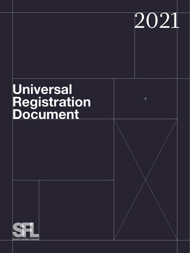 Miniature Société Foncière Lyonnaise Document d'enregistrement universel 2021
