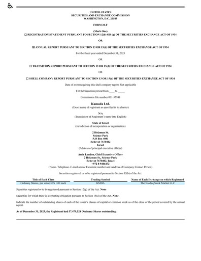 Thumbnail Kamada
 Annual Report 2023