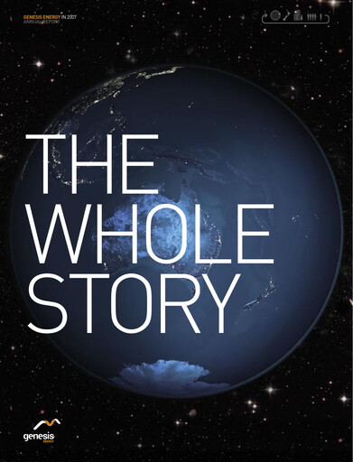 Thumbnail Genesis Energy Annual Report 2007