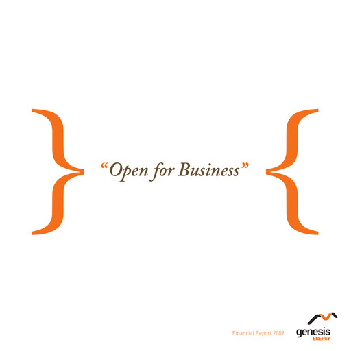 Thumbnail Genesis Energy Annual Report 2009