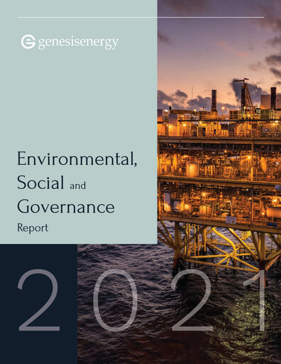 Vorschaubild Genesis Energy ESG-Bericht 2021
