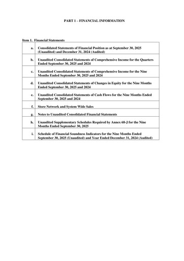 Thumbnail Jollibee Quarterly Report 2025-q3