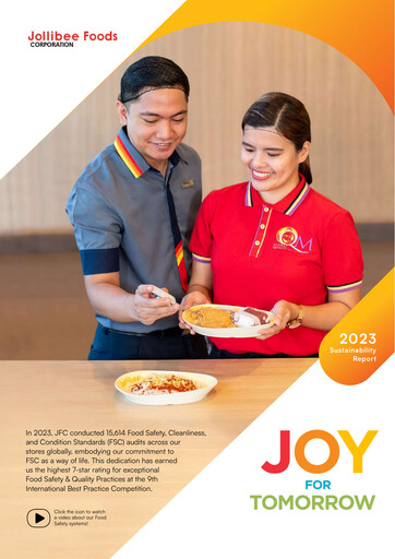 Thumbnail Jollibee Sustainability Report 2023