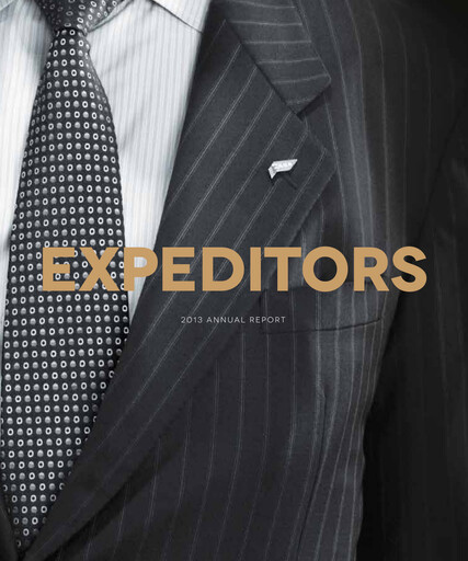 Thumbnail Expeditors International Annual Report 2013