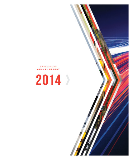 Thumbnail Expeditors International Annual Report 2014