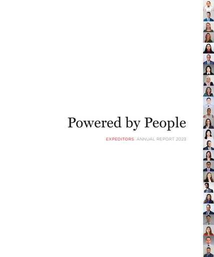 Thumbnail Expeditors International Annual Report 2023