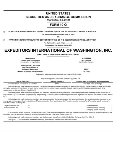 Vorschaubild Expeditors International Quartalsbericht 2025-q2