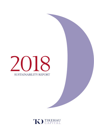 Thumbnail Tikehau Capital
 Sustainability Report 2018