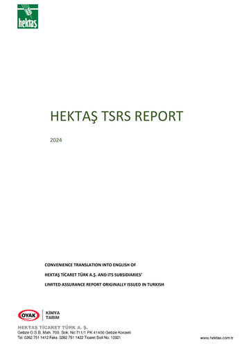 Thumbnail Hektaş
 ESG Report 2024