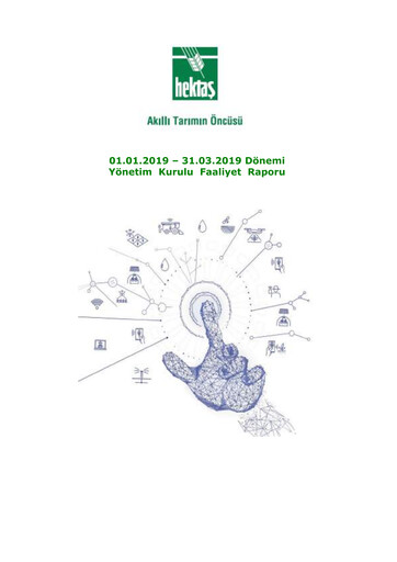 Thumbnail Hektaş
 Quarterly Report 2019-q1